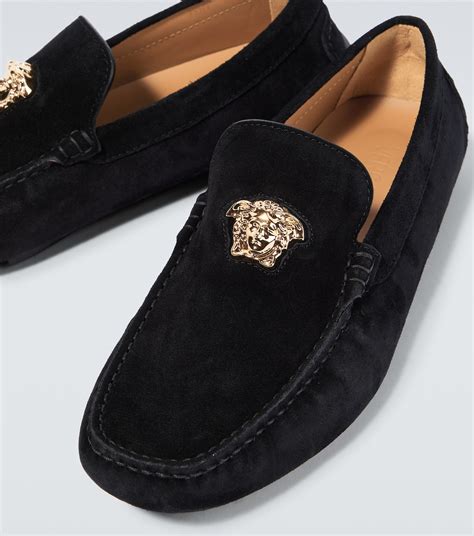 versace greca medusa loafers|medusa apron toe loafer men.